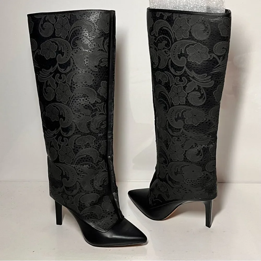 Jessica Simpson Brykia Cuffed Pointed Toe Tall Boots